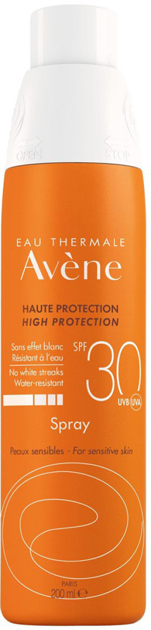 Spray przeciwsłoneczny Avene Solaires do skóry wrażliwej SPF30 200 ml (3282770392999). Kremy przeciwsłoneczne