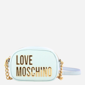 Torebka crosboddy na ramię damska mini Love Moschino JC4026PP1MKD0712 Błękitna (800070339033). Torebki i torby