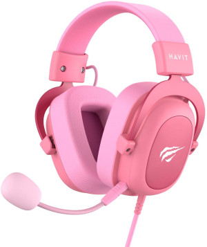 Słuchawki Havit H2002D Pink (6950676215465). Słuchawki