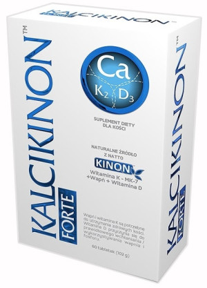 Suplement diety Valentis Kalcikinon Forte, 60 tabletek (7640153061478). Witaminy i minerały
