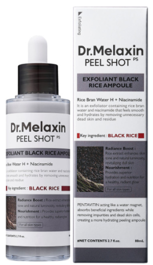 Peeling do twarzy Dr.Melaxin z ekstraktem z czarnego ryżu 80 ml (8809886482373). Peelingi do twarzy