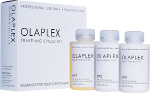 Zestaw do pielęgnacji włosów Olaplex Traveling Stylist No.1 Bond Multiplier 100 ml + No.2 Bond Perfector 2 x 100 ml (850018802857). Zestawy do pielęgnacji włosów