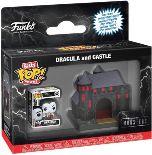 Zestaw Funko Pop Town Universal Monsters Zamek Draculi 2 szt 88814 (889698888141). Figurki superbohaterów