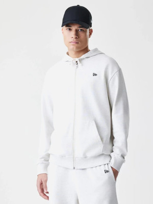 Bluza męska rozpinana streetwear z kapturem New Era Ne Premium Essential 60752360 XL Jasnoszara (0198976883038). Bluzy męskie streetwear