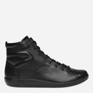 Trzewiki damskie skórzane ECCO Soft 2.0 20652356723 42 27.5 cm Czarne (737431622814). Buty za kostkę damskie
