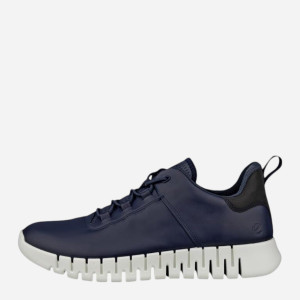 Sneakersy męskie skórzane ECCO Gruuv M 52520450595 47 30.8 cm Granatowe (194891177085). Buty sportowe męskie