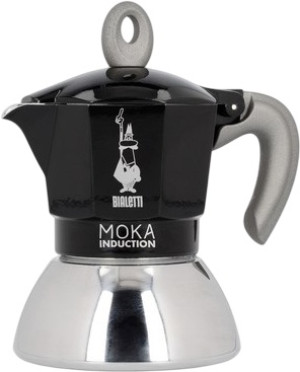 Kawiarka Bialetti New Moka Induction na 4 filiżanki 200 ml Czarna (0006934). Kawiarki