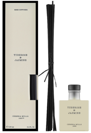Dyfuzor zapachowy Cereria Molla Premium Reed Tuberose & Jasmine + patyczki 100 ml (8424405013199). Dyfuzory zapachowe