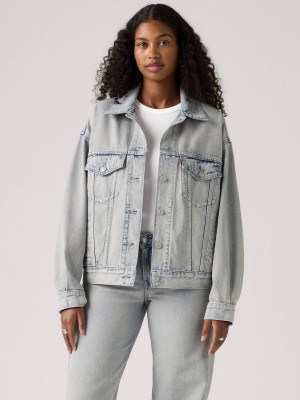 Kurtka jeansowa damska Levi`s A1743-0147 L Szara. Kurtki jeansowe damskie