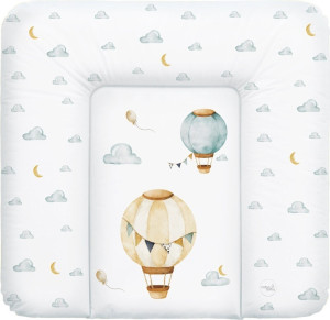 Mata do przewijania Ceba Baby Basic miękka Balloons 75 x 72 cm (5907672342627). Komody i przewijaki
