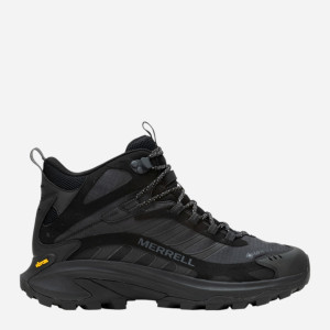 Buty trekkingowe męskie Gore-tex Merrell Moab Speed 2 Mid GTX J037501 46.5 (11.5UK) 30 cm Czarne (195019752870). Buty męskie za kostkę