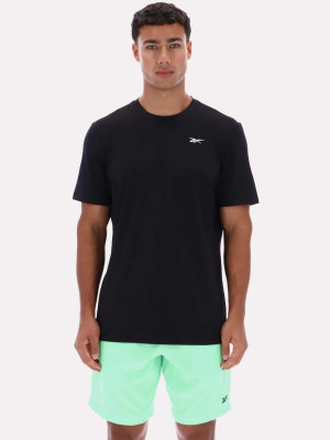 Koszulka sportowa męska Reebok Jimmy Standard Fit Tee 100242094 M Czarna (1200175846741). Koszulki sportowe męskie