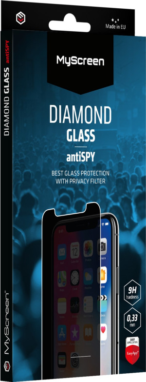 Szkło hartowane MyScreen DIAMOND GLASS AntiSPY do Apple iPhone 15 Transparent (MD7891TGPR). Szkła hartowane