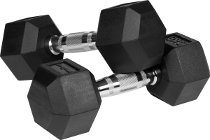 Hantle żeliwne Rebel Active gumowane HEX 2x6 kg RBA-2325-06 (5901890111843). Hantle