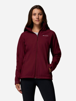 Kurtka przejściowa damska z kapturem Columbia Cascade Ridge II Jacket 2113961624 S Bordowa (198711436529). Kurtki przejściowe damskie
