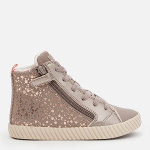 Sneakersy dziecięce wysokie dla dziewczynki Geox J Mirroless Girl J46MNA-0AUAJ-C5005 29 Beżowe (8056206992511). Tenisówki i trampki dziewczęce