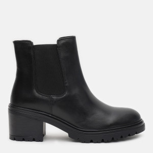 Sztyblety damskie skórzane Geox D Damiana D16QCG-00043-C9999 36.5 Czarne (8050036165831). Buty za kostkę damskie