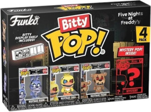 Zestaw figurek-niespodzianek Funko Bitty POP Five Nights at Freddys Nightmare Bonnie 4 szt (0889698730471). Figurki superbohaterów