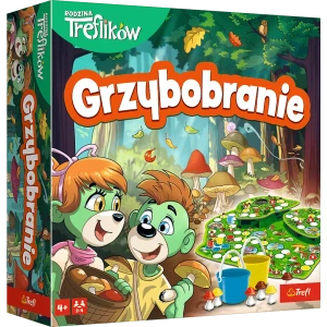 Gra planszowa Trefl Grzybobranie, Rodzina Treflików (5900511028195). Gry planszowe