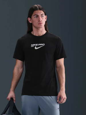 Koszulka męska długa Nike M Nk Df Tee Pro Training HV4131-010 S Czarna (198481062263). T-shirty męskie