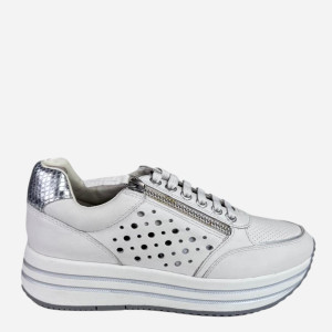Sneakersy damskie do kostki Geox D25QHB085KY-C0626 38 24.7 cm Białe (8056206190221). Buty sportowe damskie