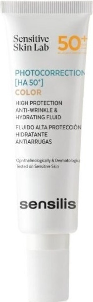 Fluid przeciwsłoneczny Sensilis Photocorrection HA 50+ Color Hidrating Fluid 50 ml (8428749008453). Kremy przeciwsłoneczne