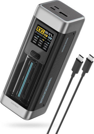 Powerbank Cuktech CUK00P23GLBK 25000 mAh 210W Black (6973886190407). Powerbanki