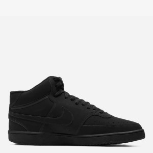 Sneakersy męskie za kostkę Nike Court Vision Mid CU6620-001 44.5 (10.5US) Czarne (193657736368). Tenisówki i trampki męskie