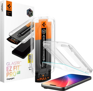 Szkło hartowane Spigen Glas.tR EZ Fit Pro HD do Apple iPhone 17 Pro/17/16 Pro (AGL10097). Szkła hartowane