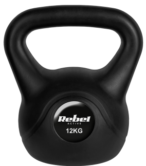 Kettlebell Rebel Active RBA-2316 bitumiczny 12 kg (5901890100939). Kettlebell