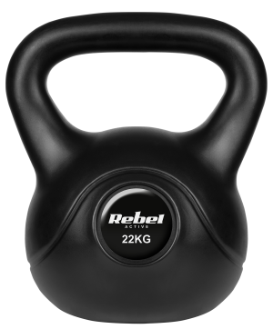 Kettlebell Rebel Active RBA-2321 bitumiczny 22 kg (5901890111539). Kettlebell