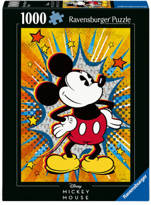 Puzzle Ravensburger Disney Myszka Miki Retro 1000 elementów 12000472 (4005555004721). Puzzle i układanki