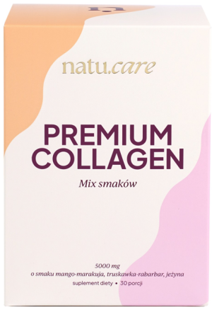 Suplement diety kolagen Natu.Care Collagen Premium 5000 mg Miks 3 smaków 30 saszetek (5905943690743). Naturalne suplementy diety i ekstrakty