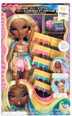 Lalka Rainbow High Hair Chalk & Style Doll Meline (Złota) (526797) (0035051526797). Lalki dla dzieci