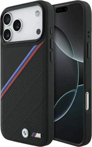 Etui plecki BMW M Quilted Logo MagSafe do Apple iPhone 17 Pro Max Black (BMHMP17X25PCSPEK). Etui i pokrowce na telefony