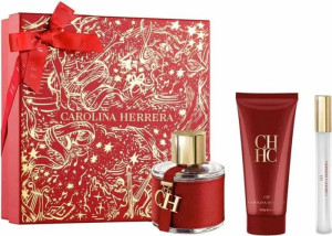 Zestaw damski Carolina Herrera CH Woda toaletowa 100 ml + Balsam do ciała 100 ml + Miniaturka Woda toaletowa 10 ml (8411061122556). Perfumy damskie
