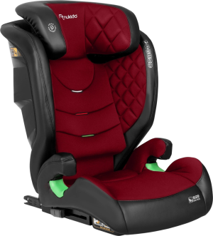 Fotelik samochodowy Nukido Louis ISOFIX 15-36 kg Czarno-czerwony (5903890619138). Foteliki samochodowe dla dzieci