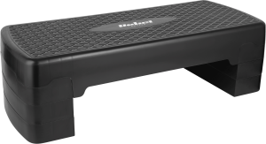 Step do aerobiku i ćwiczeń fitness Rebel Active 3 stopnie 68 cm Czarny (5901890123051). Stepy do ćwiczeń i aerobiku