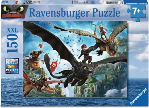 Puzzle Ravensburger Jak wytresować smoka 150 elementów 12004141 (4005555041412). Puzzle i układanki