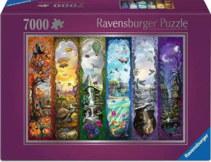 Puzzle Ravensburger Sześć portali Fantazja 7000 elementów 12001422 (4005555014225). Puzzle i układanki