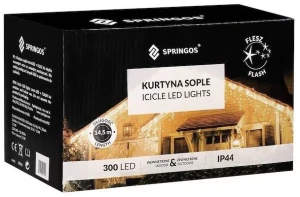 Girlanda Sople Springos Flash CL0316 300 LED 14.5 m (5907719425535). Lampki LED