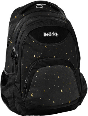 Plecak szkolny Paso Beuniq Black and Gold Moon 41 x 31 x 16 cm 20 l (5903162139166). Szkolne plecaki i tornistry