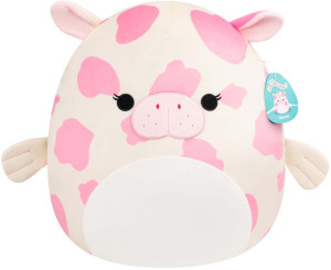 Maskotka Squishmallows Krowa Morska Mondy Różowoplamista Biała 40 cm 4530444 (191726912965). Maskotki