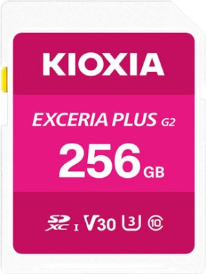 Karta pamięci KIOXIA Exceria Plus G2 SDXC 256GB Class 10 UHS-I (LNPL2M256GG4). Karty pamięci