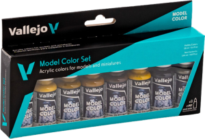 Zestaw farb akrylowych Vallejo Model Color 70.108 Kolory pancerne 8 szt x 18 ml (8429551701082). Akcesoria modelarskie