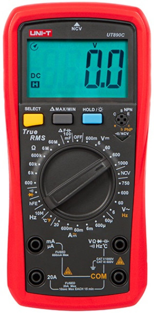 Wielofunkcyjny tester napięcia UNI-T 50-225 UT890C (5900804142188). Multimetry