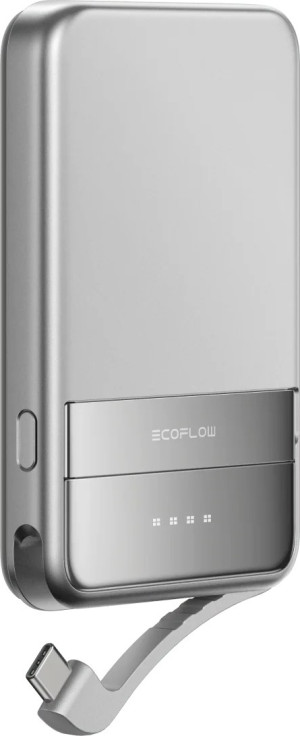Powerbank EcoFlow RAPID Magnetic Power Bank 5000 mAh 30W Silver (4895251627405). Powerbanki