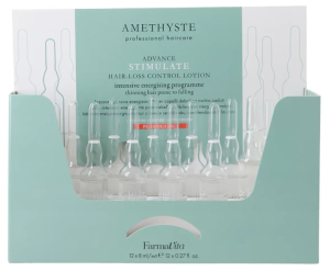 Lotion w ampułkach Farmavita Amethyste Advance Stimulate do kontroli wypadania włosów 8 ml x 12 szt (8022033112699). Ampułki do włosów
