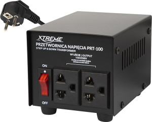 Przetwornica napięcia Xtreme PRT-100W 230 V - 110 V (5900804107989). Falowniki samochodowe