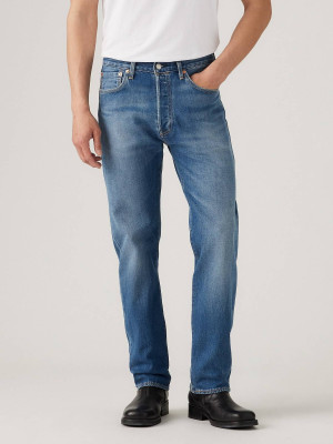 Jeansy regular fit męskie Levi`s 501 Original 00501-3719 W36L30 Niebieskie (5401187346748). Jeansy męskie
